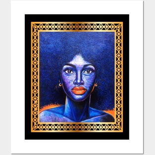Afro African Woman, Afro Hair, African Artwork Posters and Art